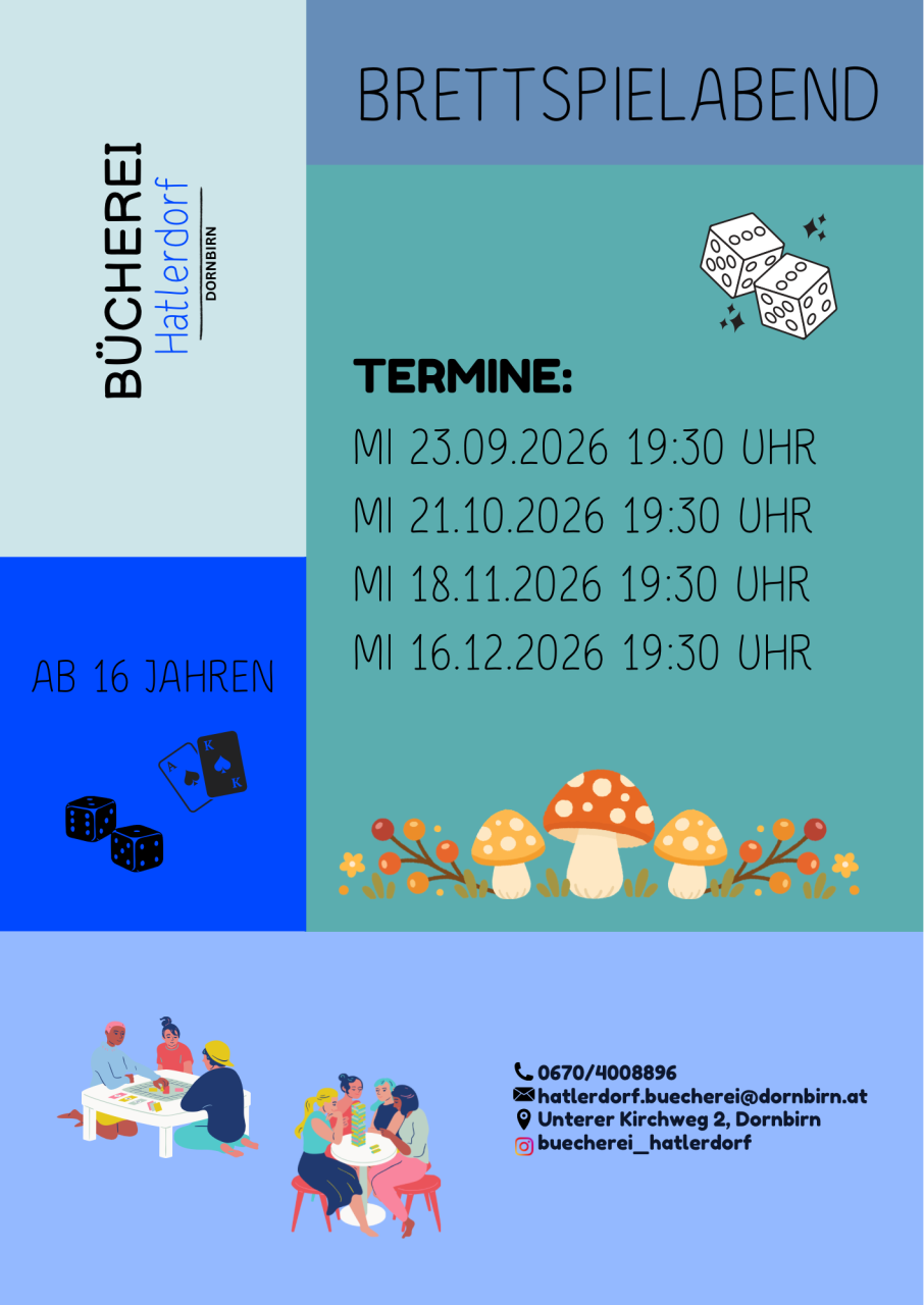 Brettspielabend Flyer