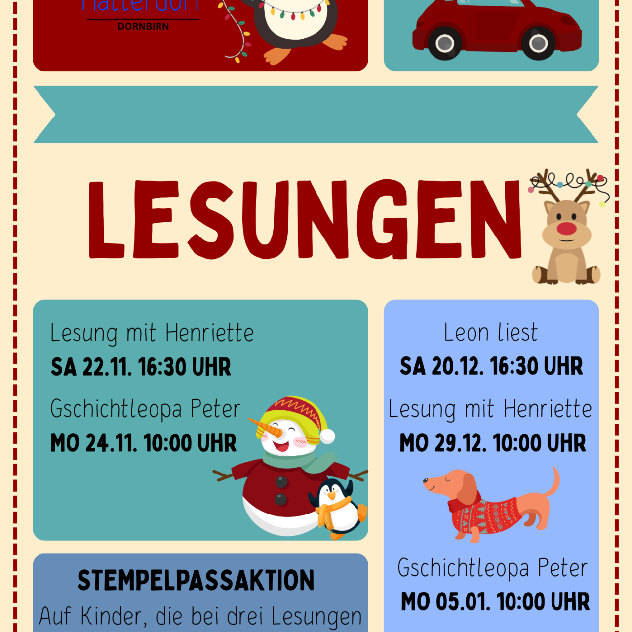 Flyer Lesungen