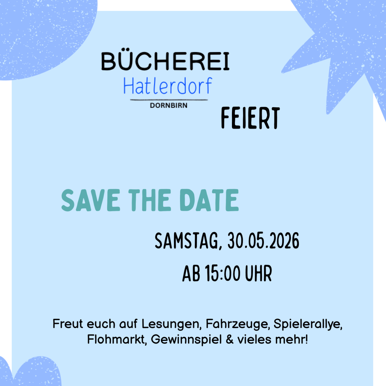 Bücherei Hatlerdorf feiert Flyer